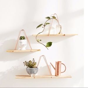 Urban Outfitters Triangle Bracket Wall Shelf